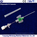 Blister Packed Medical Disposable IV Cannula/IV Catheter with Injection Port 18g